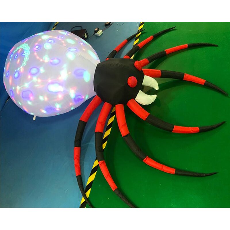 Inflatable Projection Factory - OEM 8 FT Halloween Kaleidoscope Spider LED