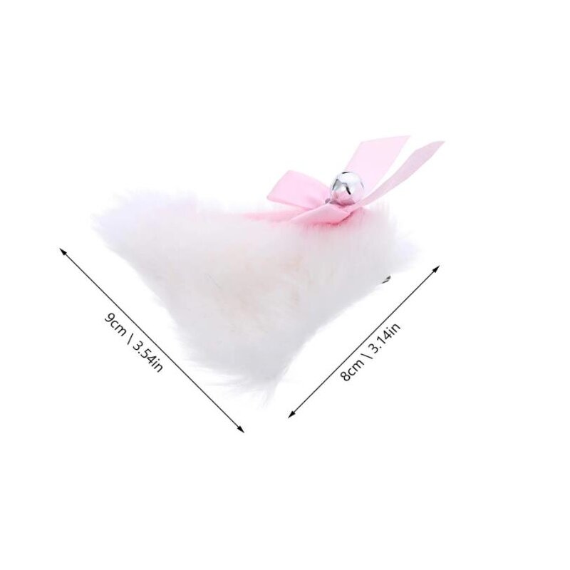 Cat Ear Hair Clip Factory - OEM Plush Bell Bows Barrette Cosplay Decor