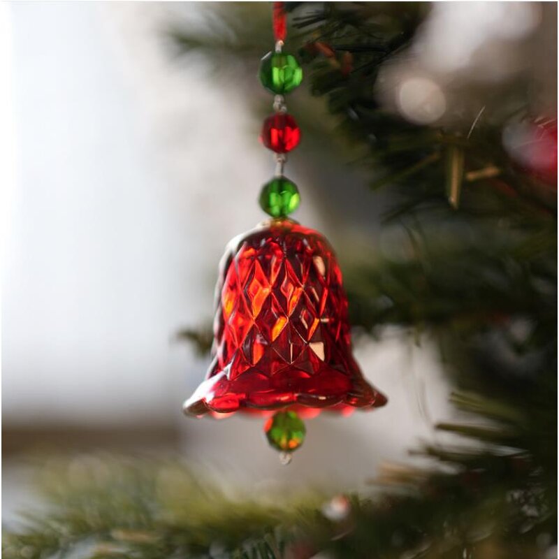 Wind Chimes Factory - OEM Crystal Beads Bell Window Christmas Tree