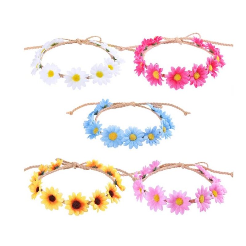 Sunflower Headband Factory - OEM Daisy Crown Adjustable Hair Wreath
