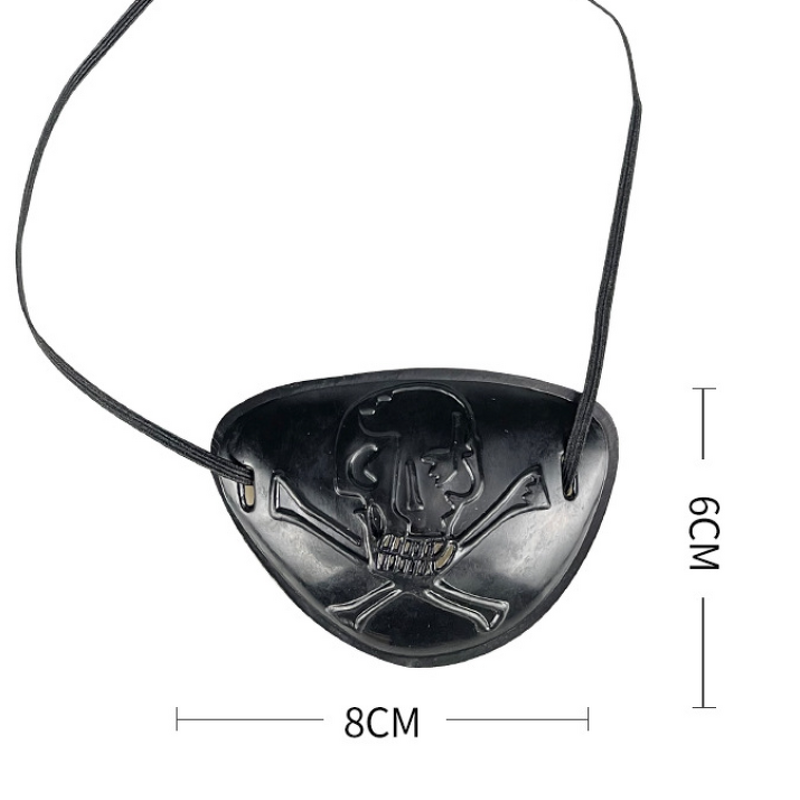 Pirate Eye Patch Factory - OEM Black Adjustable One Eye Eyemask Cosplay