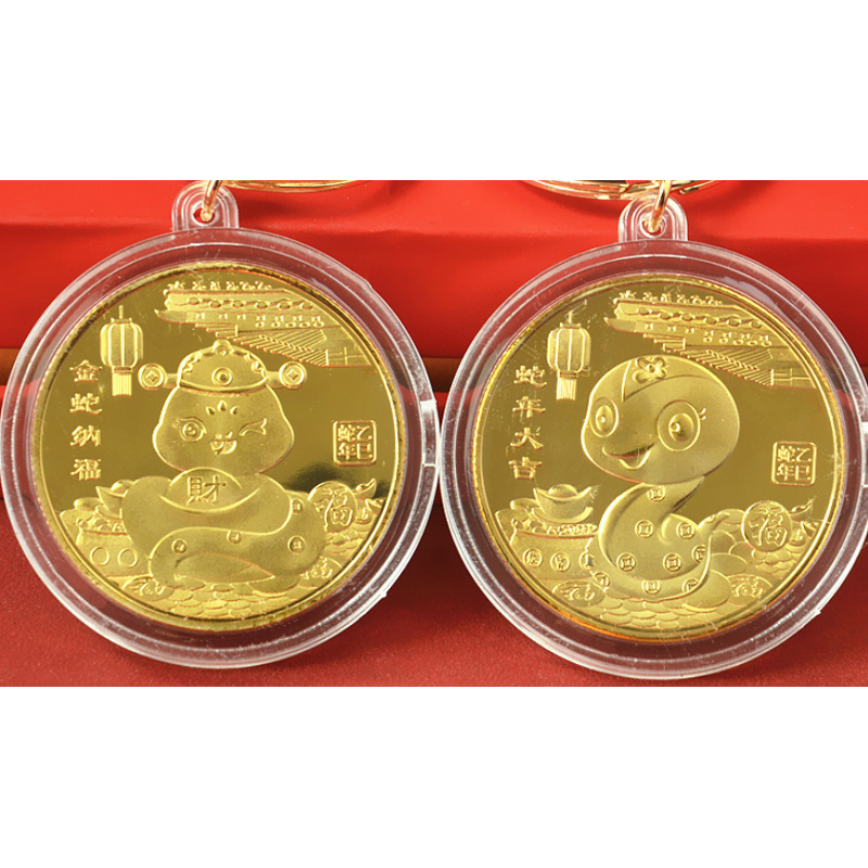 Keychain Factory - OEM Zodiac Snake Statue Animal Charm