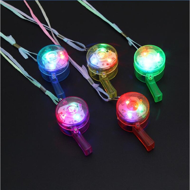 Led Whistle Factory - OEM Light up Flashing Pendant Lanyard Noiser