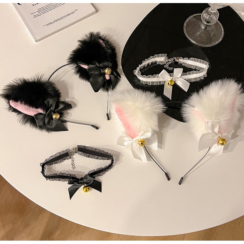 Cat Ears Headband Factory - OEM Animal Faux Fur Fox Wolf Ear Headpiece