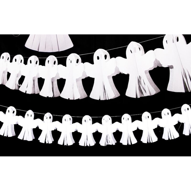 Halloween Garland Factory - OEM Big Paper Banner Strings Hanging Decor