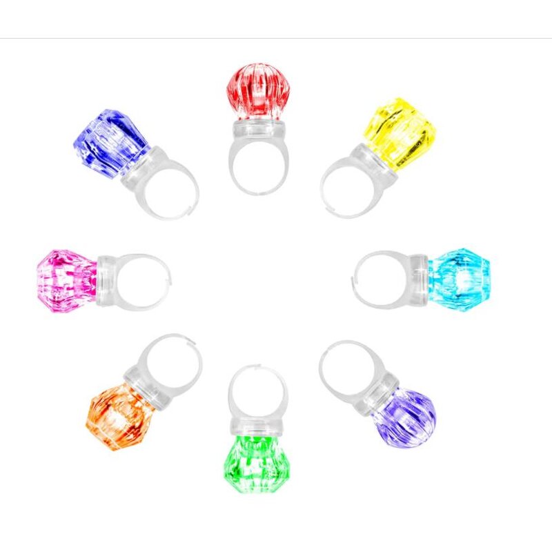 Led Rings Factory - OEM Diamond Shape Light up Flashing Finger Lights