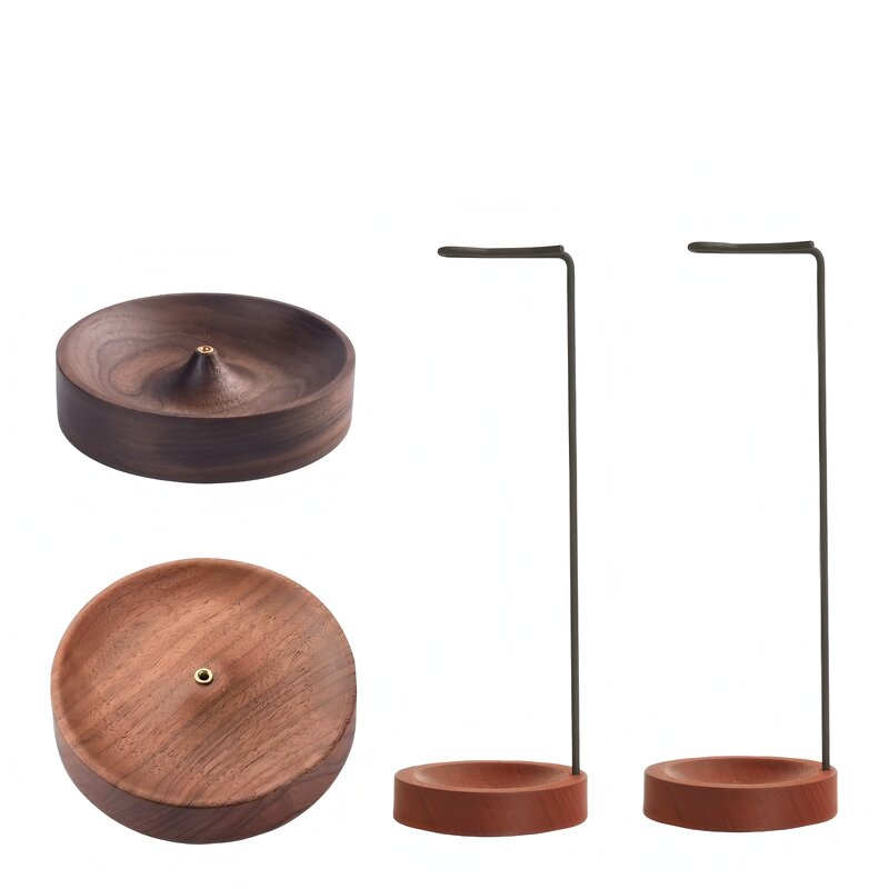 Incense Holder Factory - OEM Wooden Base Plate Ash Catcher Burner