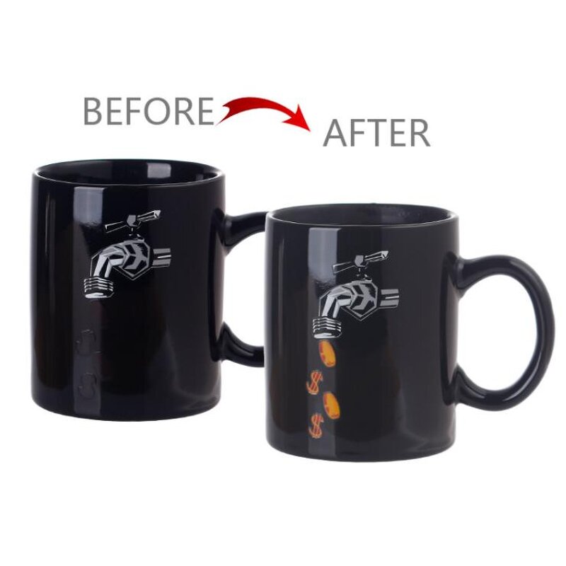 Ceramic Mug Factory - OEM Color Changing Heat Sensitive Magic Cup