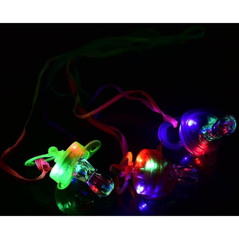 Led Pacifier Whistle Factory - OEM Flashing Noise Maker Party Favors
