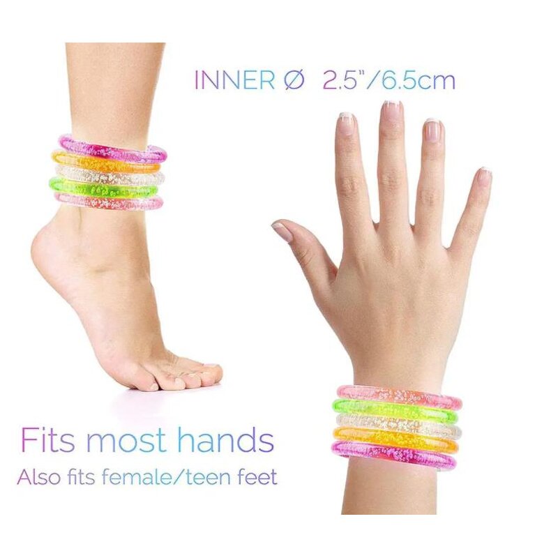 Led Bracelets Factory - OEM Light up Acrylic Bangle Party Favors