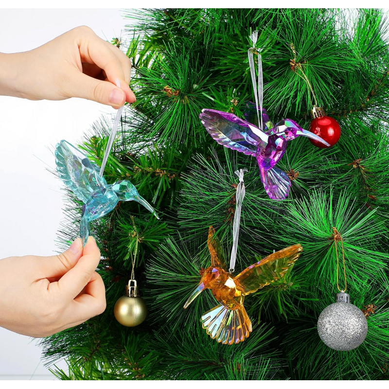Hanging Ornaments Factory - OEM Acrylic Hummingbird Animal Figurines