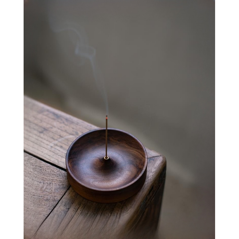 Incense Holder Factory - OEM Wooden Base Plate Ash Catcher Burner