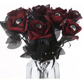 Artificial Roses Factory - OEM Bloody Eyeball Flower Bouquet Halloween Decor