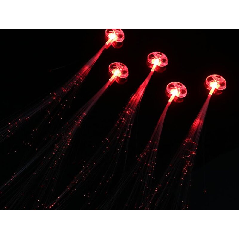 Led Hair Braids Factory - OEM Flashing Fiber Optic Rave Party Favors