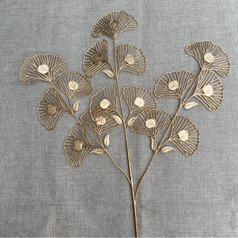 Artificial Golden Branch Factory - OEM DIY Home Party Bouquet Decoration