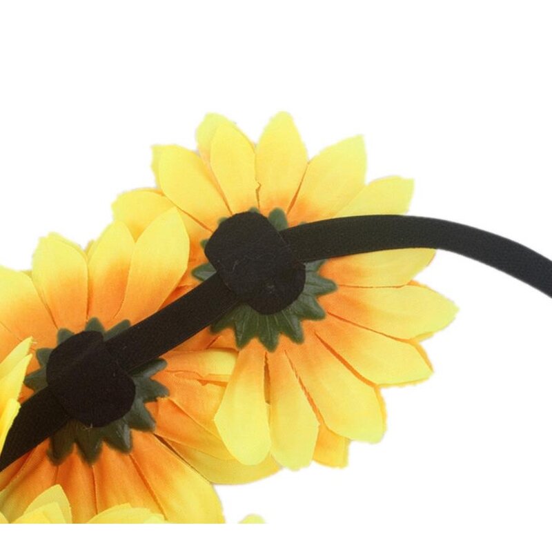 Sunflower Crown Factory - OEM Fall Big Floral Hair Wreath Bridal Headpiece