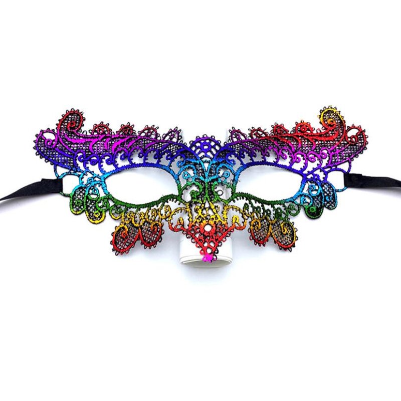 Masquerade Mask Factory - OEM Metallic Lace Women Party Sexy Eyemasks