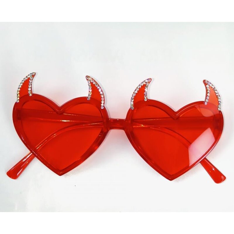 Devil Horns Sunglasses Factory - OEM Heart Red Funny Halloween Cosplay