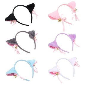 Cosplay Headband Factory - OEM Lolita Bowknot Bell Plush Cat Ear