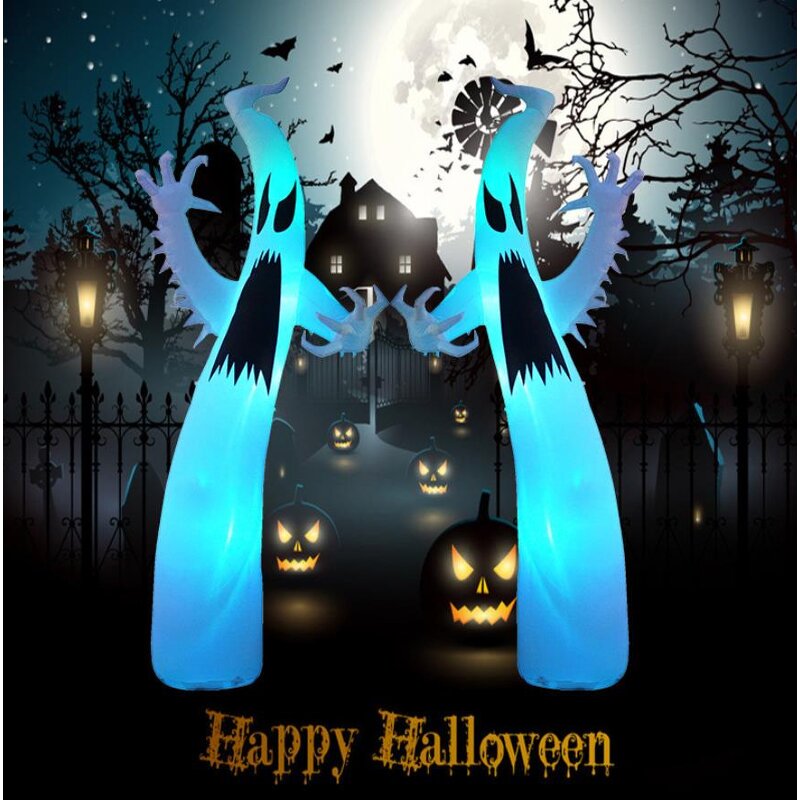 Inflatable Ghost Factory - OEM 12 Ft Led Flash Blow up Scary Yard Decoration