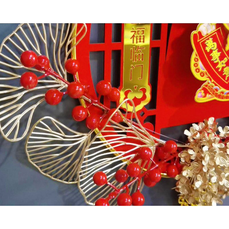 Wall Hanging Charm Factory - OEM Fu Character Tassel New Year Ornament