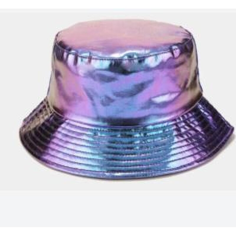 Fisherman Hat Factory - OEM Unisex Laser Metallic Holographic Bucket Cap