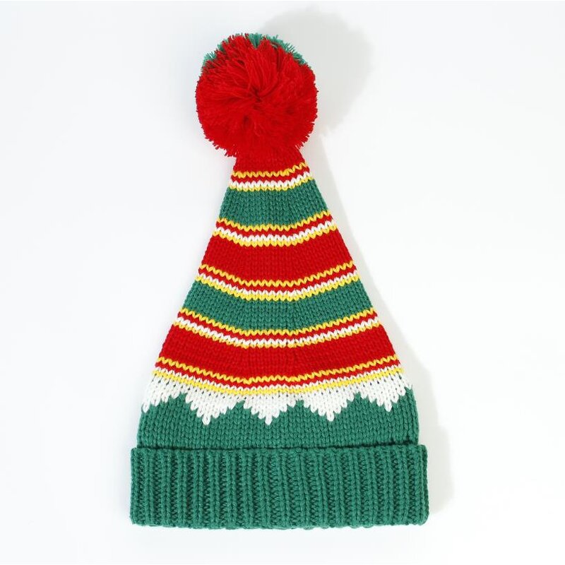 Winter Hat Factory - OEM Santa Beanies Pompoms Earflap Xmas Present