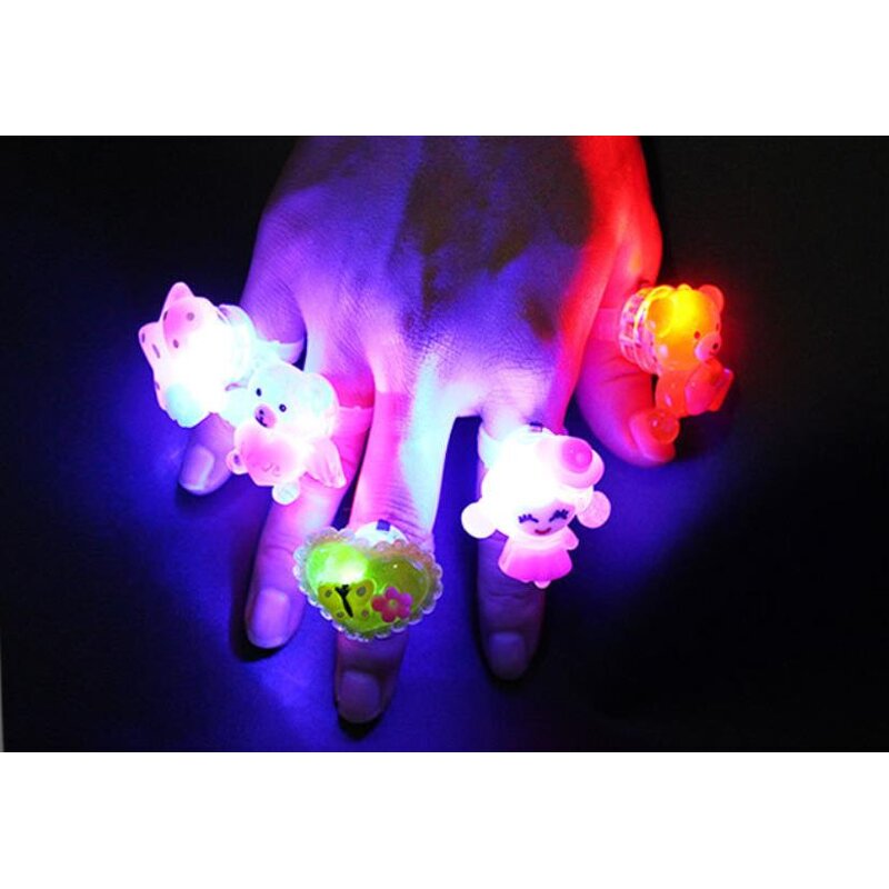 Led Rings Factory - OEM Glow Flashing Finger Rings Party Favors