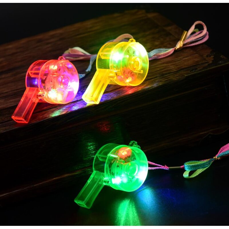 Led Whistle Factory - OEM Light up Flashing Pendant Lanyard Noiser