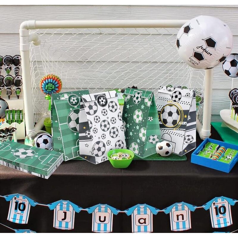 Soccer Party Bags Factory - OEM Football Theme Birthday Baby Shower