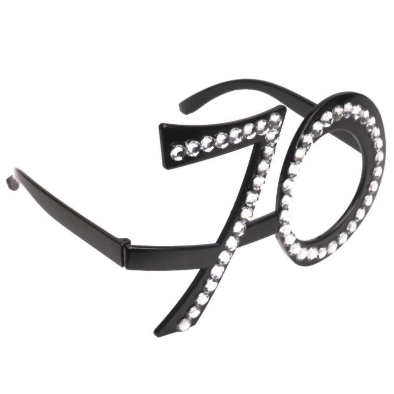 Birthday Glasses Factory - OEM Number Crystal Frame Party Favor Decoration