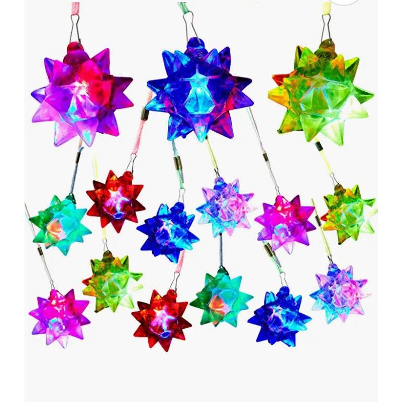 Flashing Pendant Necklace Factory - OEM Light-Up Star Party Favors Jewelry
