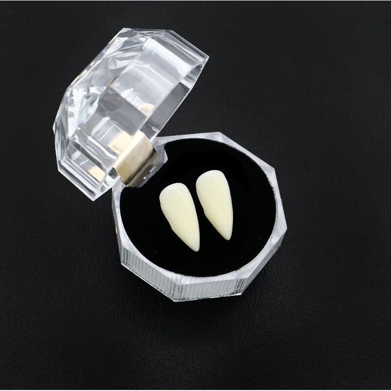 Vampire Teeth Factory - OEM With Adhesive False Dentures Cosplay
