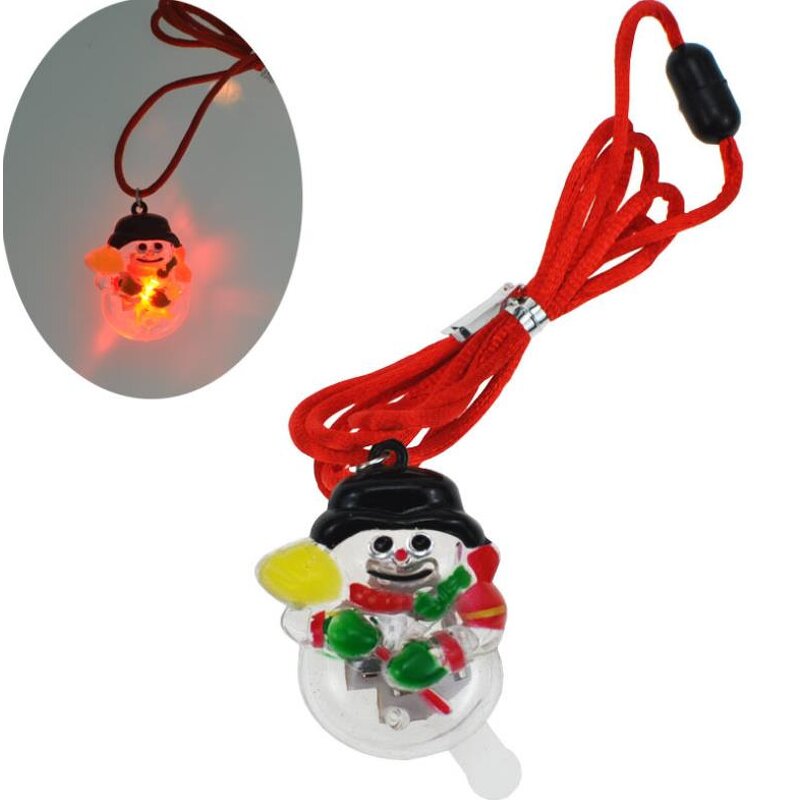 Christmas Necklaces Factory - OEM Light-Up Bulb Festive Holiday Pendant