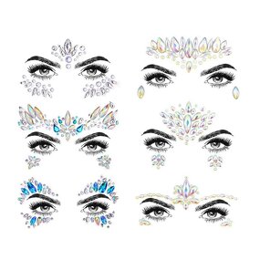 Fluorescent Face Jewels Factory - OEM Glow Luminous Body Stickers Halloween