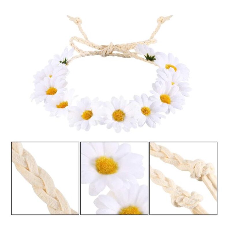 Sunflower Headband Factory - OEM Daisy Crown Adjustable Hair Wreath