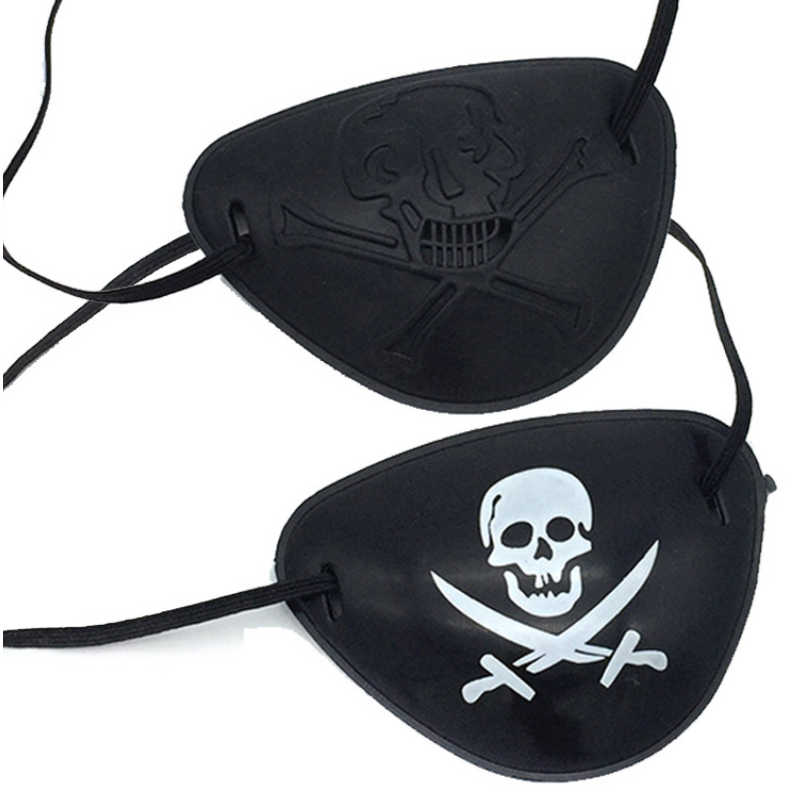 Pirate Eye Patch Factory - OEM Black Adjustable One Eye Eyemask Cosplay