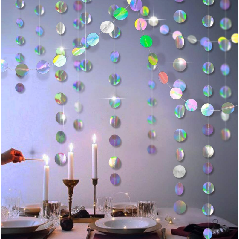 Star Garland Factory - OEM Metallic Laser Crescent Streamer Baby Shower