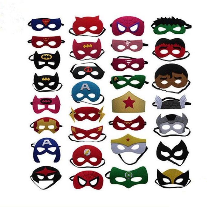 Superhero Masks Factory - OEM Felt Elastic Birthday Halloween Cosplay