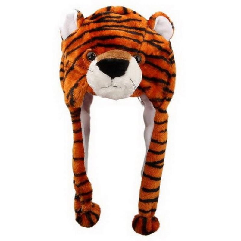 Plush Animal Hat Factory - OEM Furry Warmer Polyester Fun Dress-up Caps