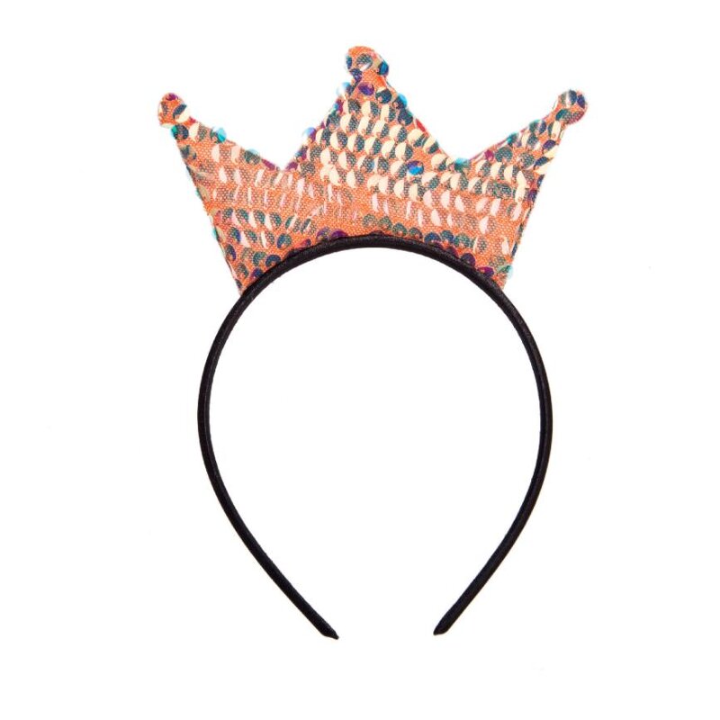 Crown Headband Factory - OEM Double Sides Sequins Princess Girls Hairband