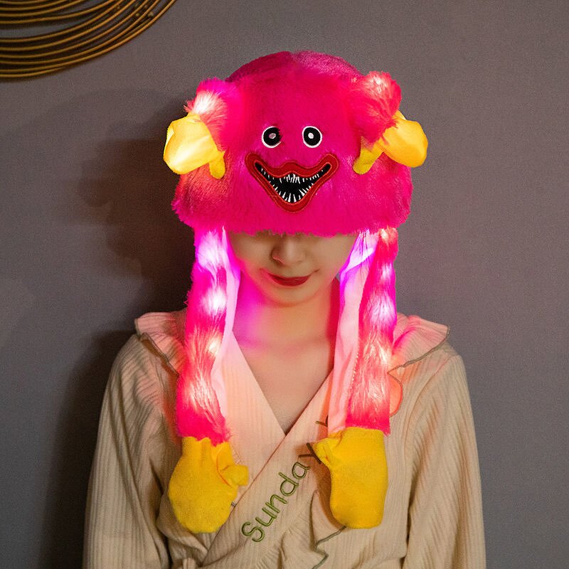 Christmas Hat Factory - OEM Glowing Bear Monster Led Moving Ears Cap