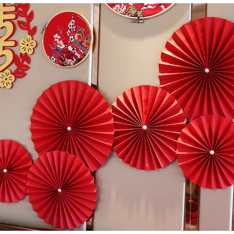 Paper Fan Flowers Factory - Bulk Wedding Birthday New Year Wall Decor