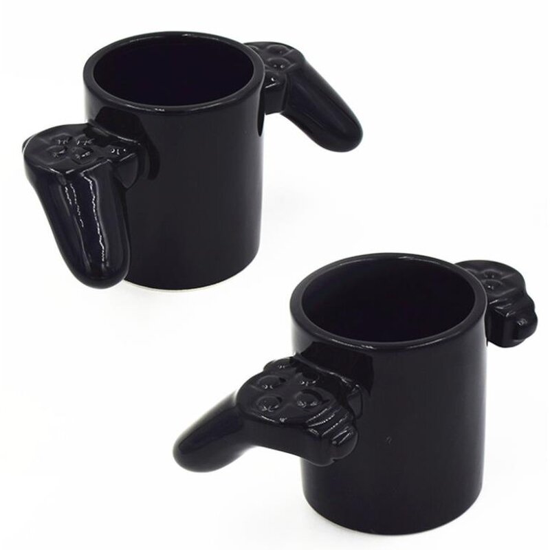 Coffee Mug Factory - OEM Game Over Ceramic Gamers Cup Controller Handle