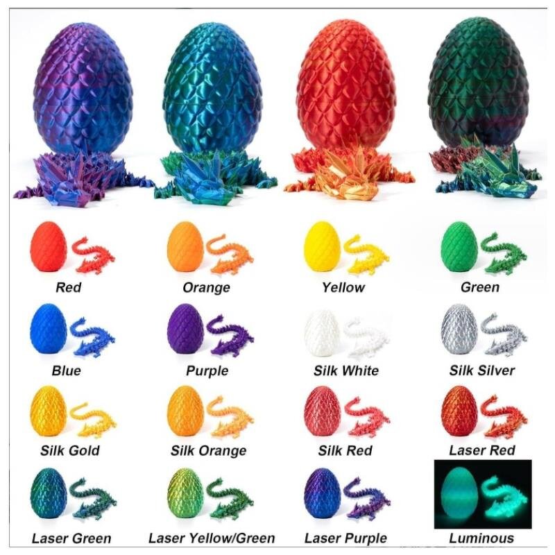 Dragon Egg Suit Factory - OEM 3D Printed Birthday Party Gift Ornaments