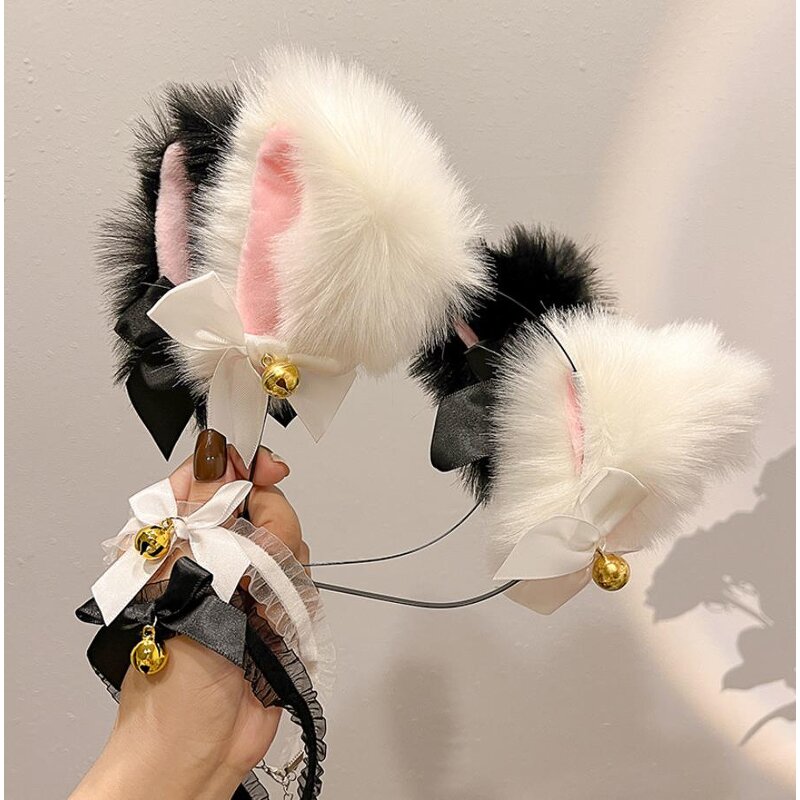 Cat Ears Headband Factory - OEM Animal Faux Fur Fox Wolf Ear Headpiece