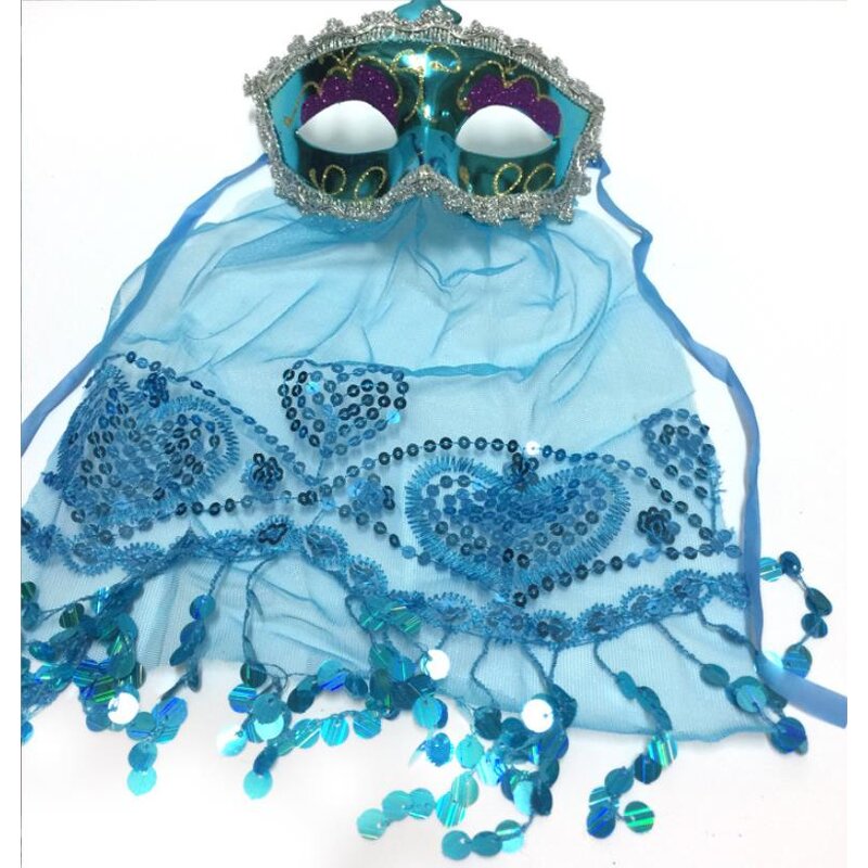 Mask Factory - OEM Halloween Belly Dance Children Masquerade Ribbon Veil