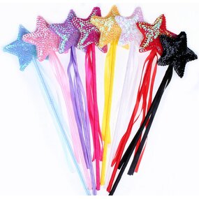 Fairy Wand Factory - OEM Princess Ribbon Star Magic Stick Streamers