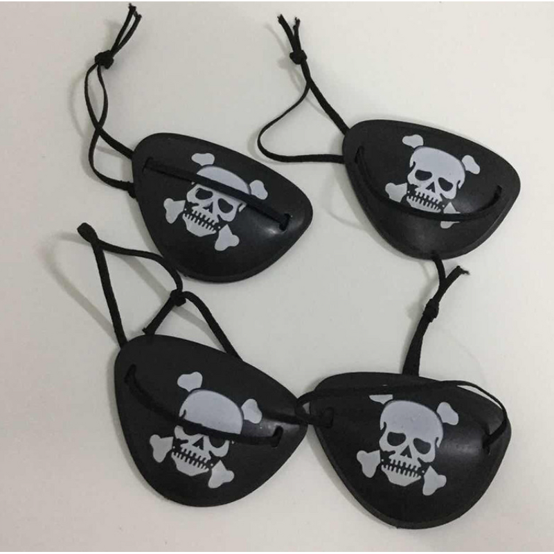 Pirate Eye Patch Factory - OEM Black Adjustable One Eye Eyemask Cosplay