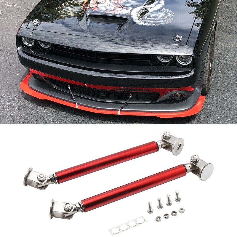 Bumper Lip Support Rod Supplier - OEM/ODM Carbon Fiber Adjustable 4''-6'' Strut